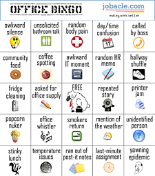 Bored at Work? Play Office BINGO!