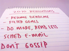 I Wrote Your 2010 Career Resolutions for You