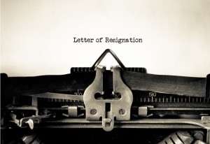 resignation letter